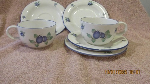 Royal doulton blueberry trios - doulton,