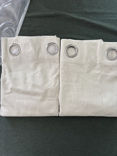 Textured ivory linen look - linen,
