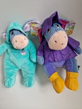 Disney Winnie The Pooh Eeyore Bundle Rainy Day and Soft Toy Colectible Plush