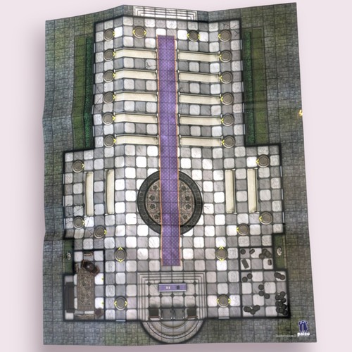 Pathfinder flip mat - pathfinder, cathedral