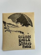 Ex-libris STRAUS Emile, S0863