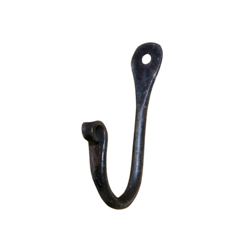 Hook black wrought iron - hook, iron,