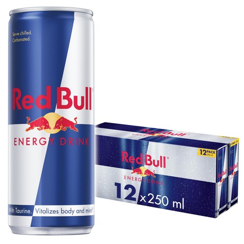 Red bull energy drink - bull, ml