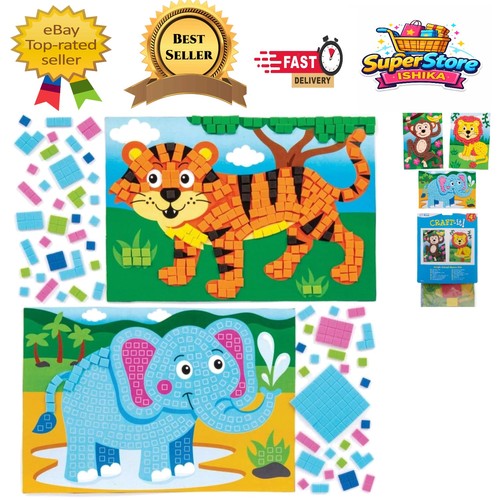 Jungle animal mosaic - jungle,