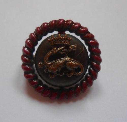 Town crest dragon with crown - dragon,