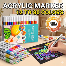 Acrylic Paint Marker Pens Set