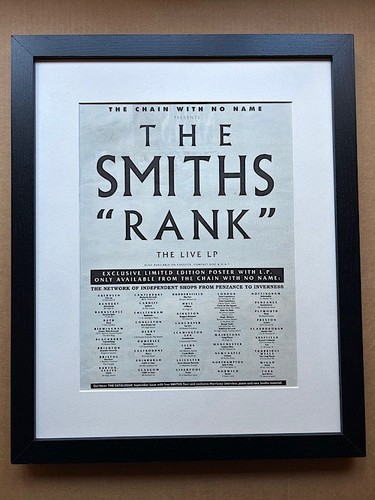 Smiths rank poster - rank, (framed)