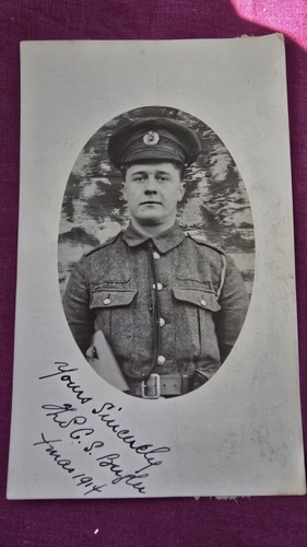 Ww1 soldier postcard - -,