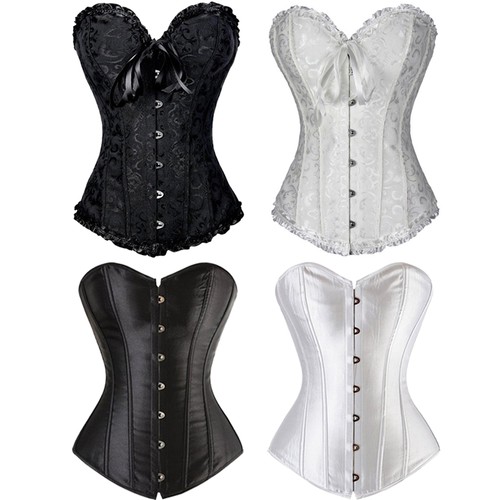 Women boned corset - corset, top