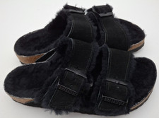 Birkenstock black suede and