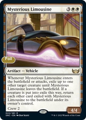 Mysterious limousine rare - limousine,