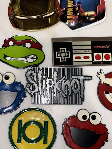 Comic logo metal - comic, belt