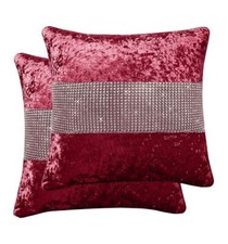 Set of 2 Crushed Velvet