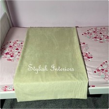 Hi-Quality Soft Fernando Suede-Like Bed Runner Throw Handmade Bedding Cover Deco