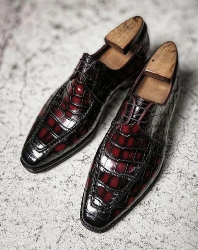 Men handmade crocodile - men's,