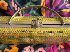 Unze Lime Green Sequin And