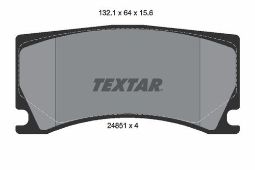 Textar 2485101 front rear - 2485101,