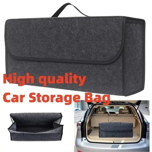 Grey car boot organiser felt - boot,