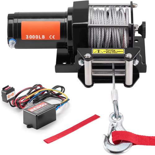 Electric winch atv utv - utv, 3000