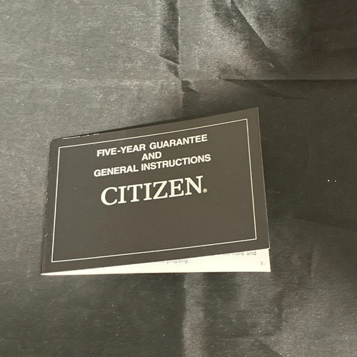 Citizen watch five year - citizen,