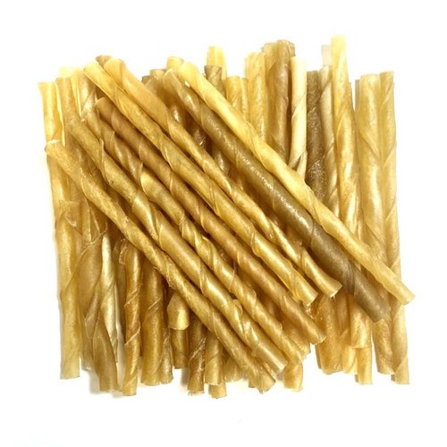 Twist chews 6mm 40 natural - twist,