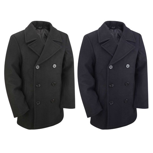 Pea coat navy military - coat,