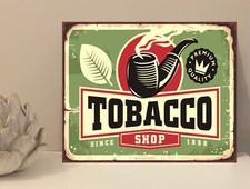 1x Tobacco Rustic Retro Metal