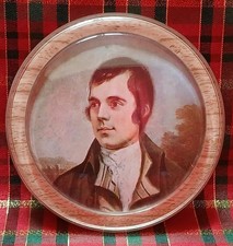 Miniature Portrait Of Robert Burns Print,  Wall Hanging, Made In Scotland