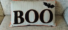 Tesco Halloween 'BOO' Striped