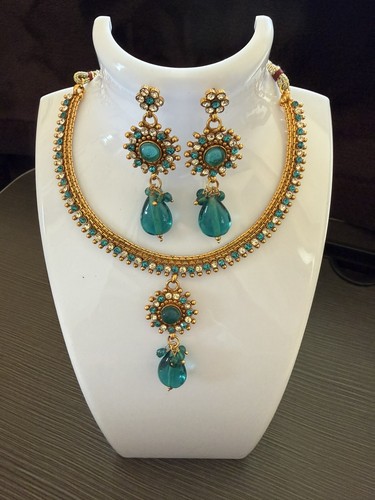 Asian indian jewellery kundan - ,