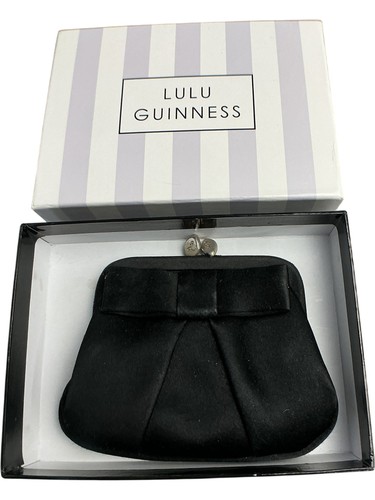 Lulu guinness black satin - lulu,