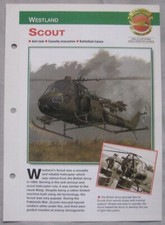Aircraft of the World Card 27 , Group 3 - Westland Scout