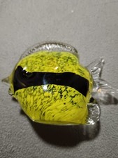 Handblown Angel Fish Paper Weight 