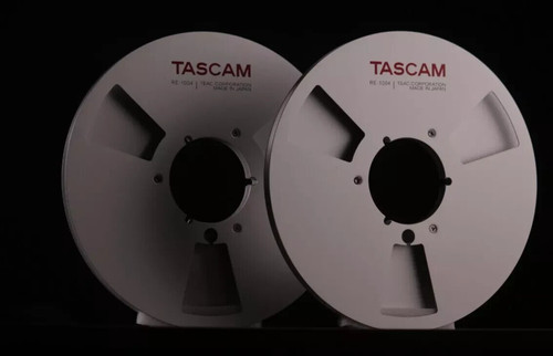 Pair silvery tascam 5 - pair, 10.5''