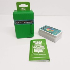 Hasbro Trivial Pursuit Shuffle Card Game Inc Travel Case Complete + Instructions