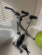 V-fit Folding X-er Cycle Exercise Bike Black & Grey