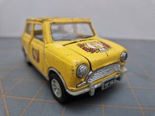 Sunnyside Superior 5" Mini Cooper die-cast toy car, model SS1002 - roof missing
