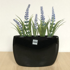 ASA Selection Flat Vase Black