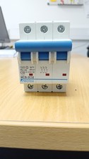 Protek 32 Amp type C 3 phase / 3 POLE MCB-3C32 with a 10KA fault current rating.