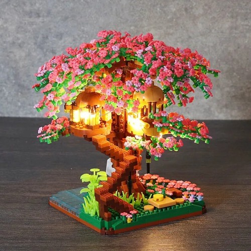 Mini sakura tree building - mini,
