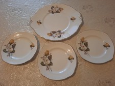 4 Harleigh Plates And 2 Pall Mall Ware Cups Bone China