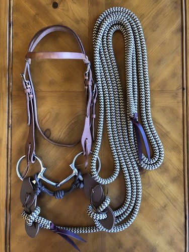 Beautiful mecate snaffle - mecate,