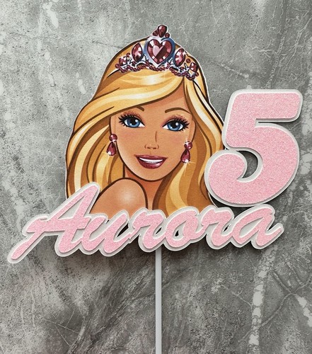 Personalised barbie cake - personalised,