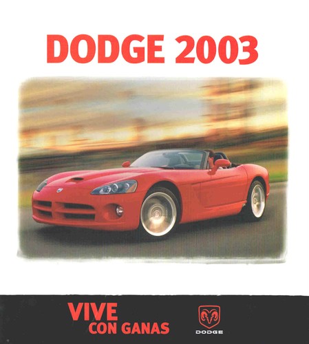 2003 dodge spanish brochure - {spanish},