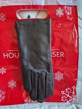 Dents Ladies Brown Leather Gloves Size 7
