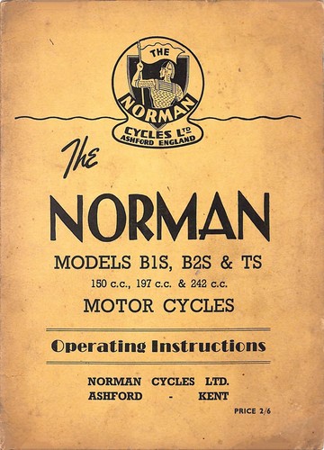 Norman b1s b2s motor - norman, cycle