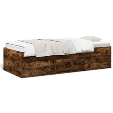 vidaXL Smoked Oak Daybed with