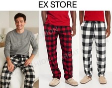 Mens Pyjama Bottoms Lounge Pants Boys Pyjamas Trousers PJ Cotton Soft UK NEW