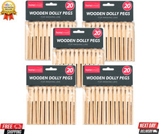 20-200 Wooden Dolly Pegs
