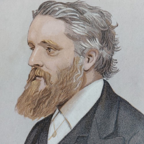 Vtg print george newnes - vtg,